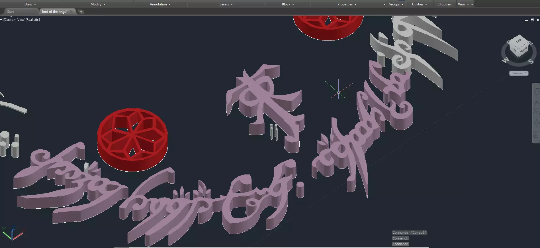 Lord Of The Rings 3D model_0