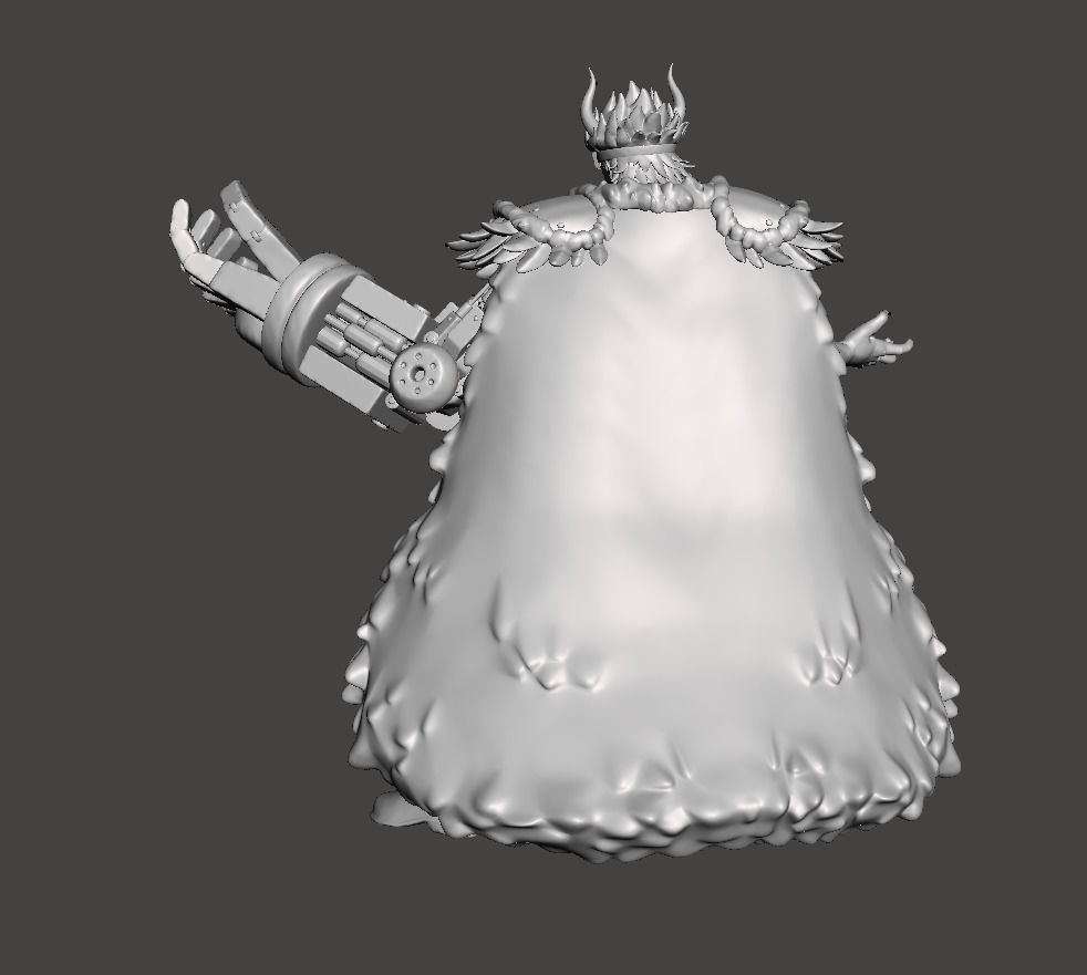 Eustass Captain Kid Beast Pirates Costume 3D Model 3D print model_1