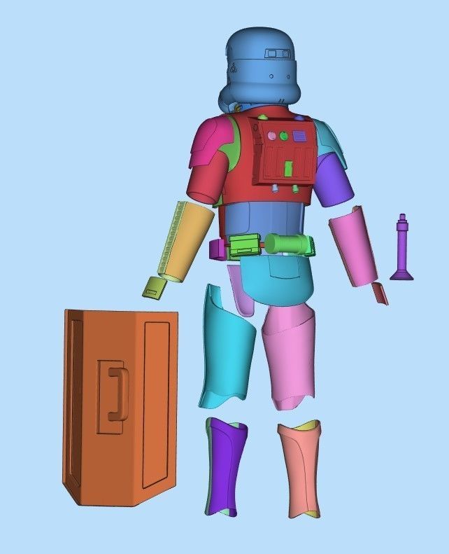 Concept Stormtrooper Full Size props Costum 3D print model_5