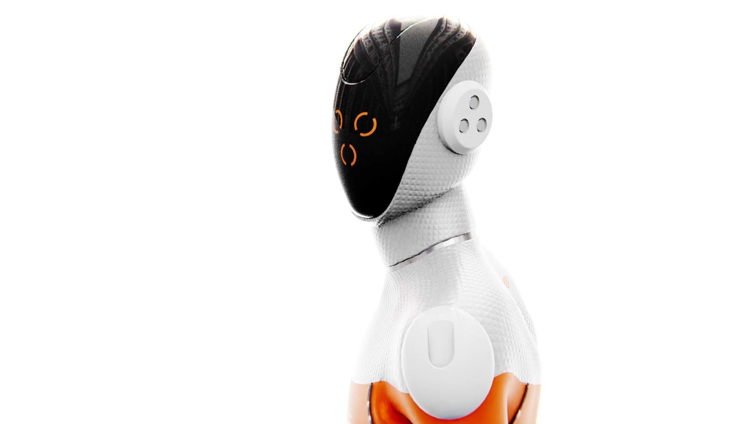 TESLA ROBOT V-2   RIGGED 3D model_14