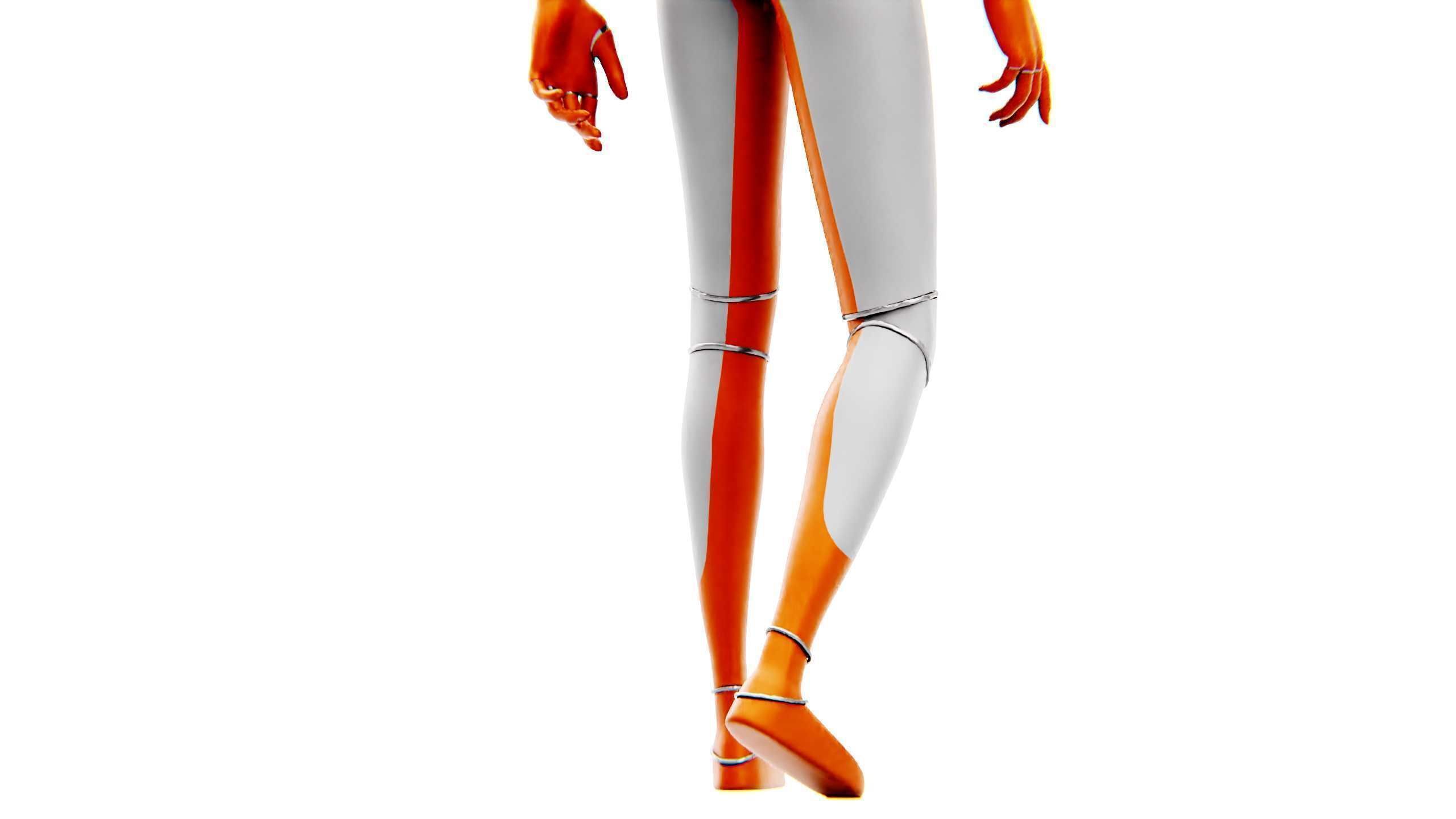 TESLA ROBOT V-2   RIGGED 3D model_29