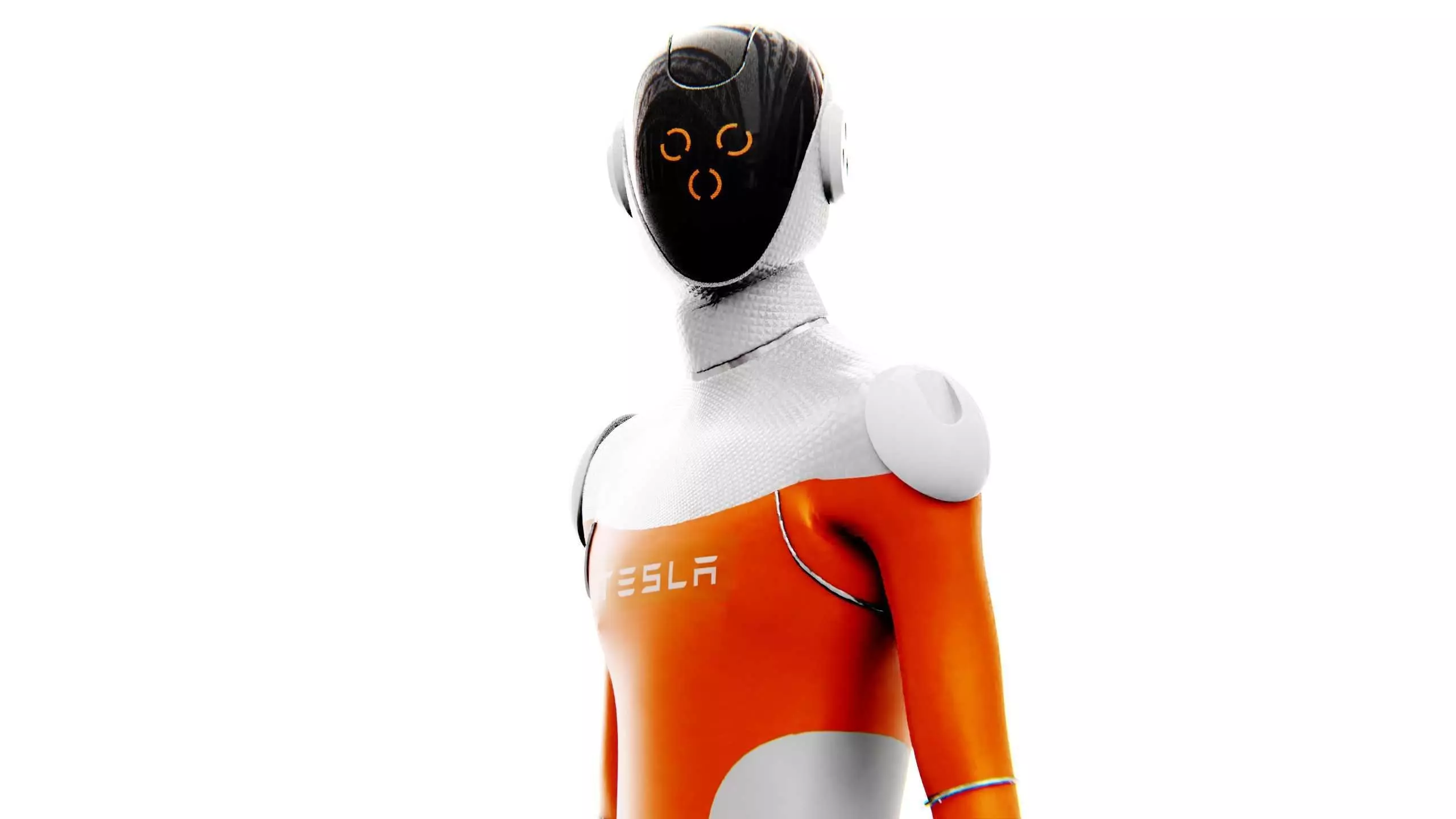 TESLA ROBOT V-2   RIGGED 3D model_0