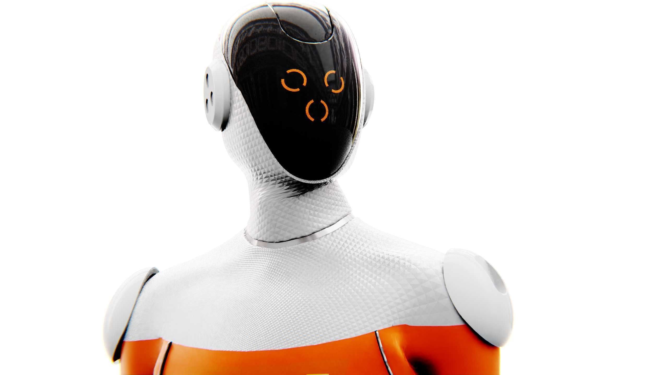 TESLA ROBOT V-2   RIGGED 3D model_18