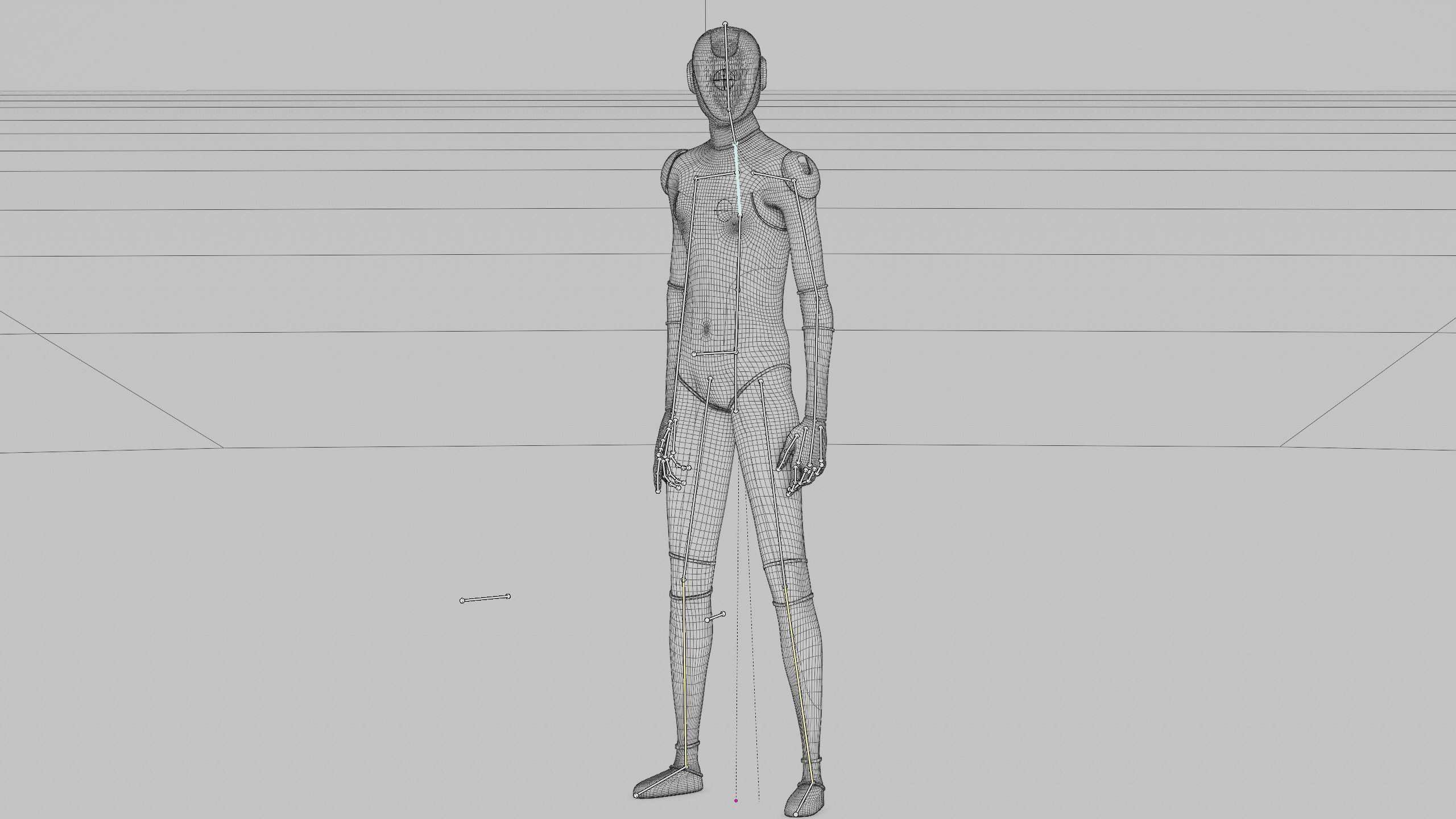 TESLA ROBOT V-2   RIGGED 3D model_37