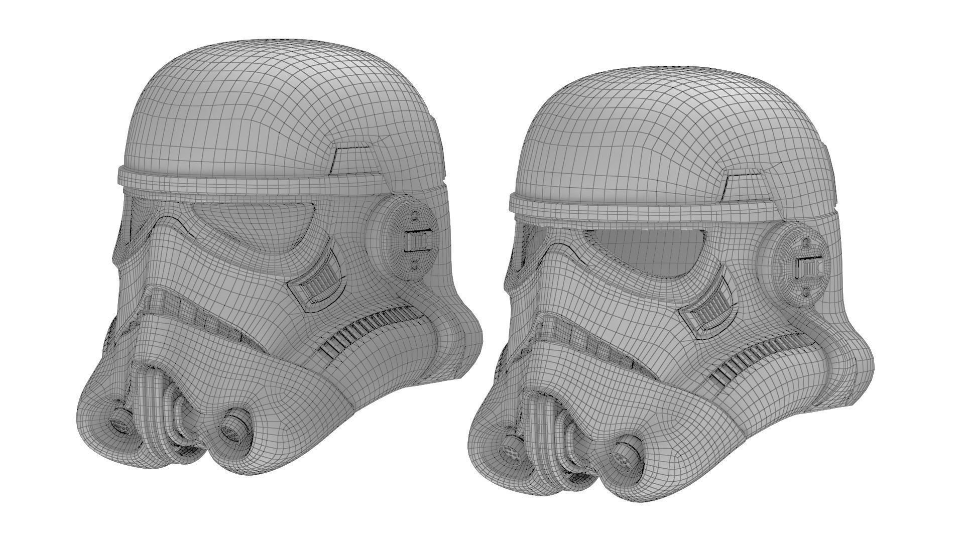 Printable StormTrooper Helmet 3D print model_4