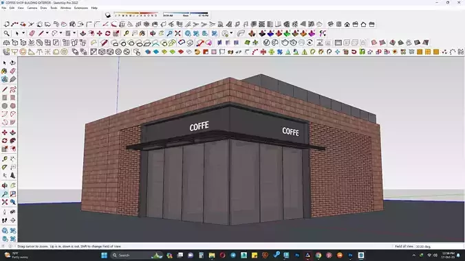 COFFEE SHOP BUILDING EXTERIOR