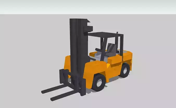 Heavy Duty Forklift Truck by Outland Models