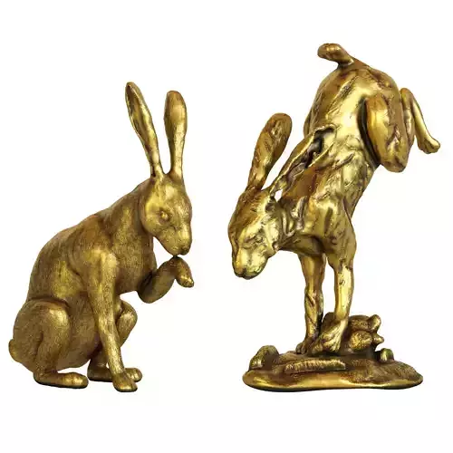 Hares Figurine Set Two