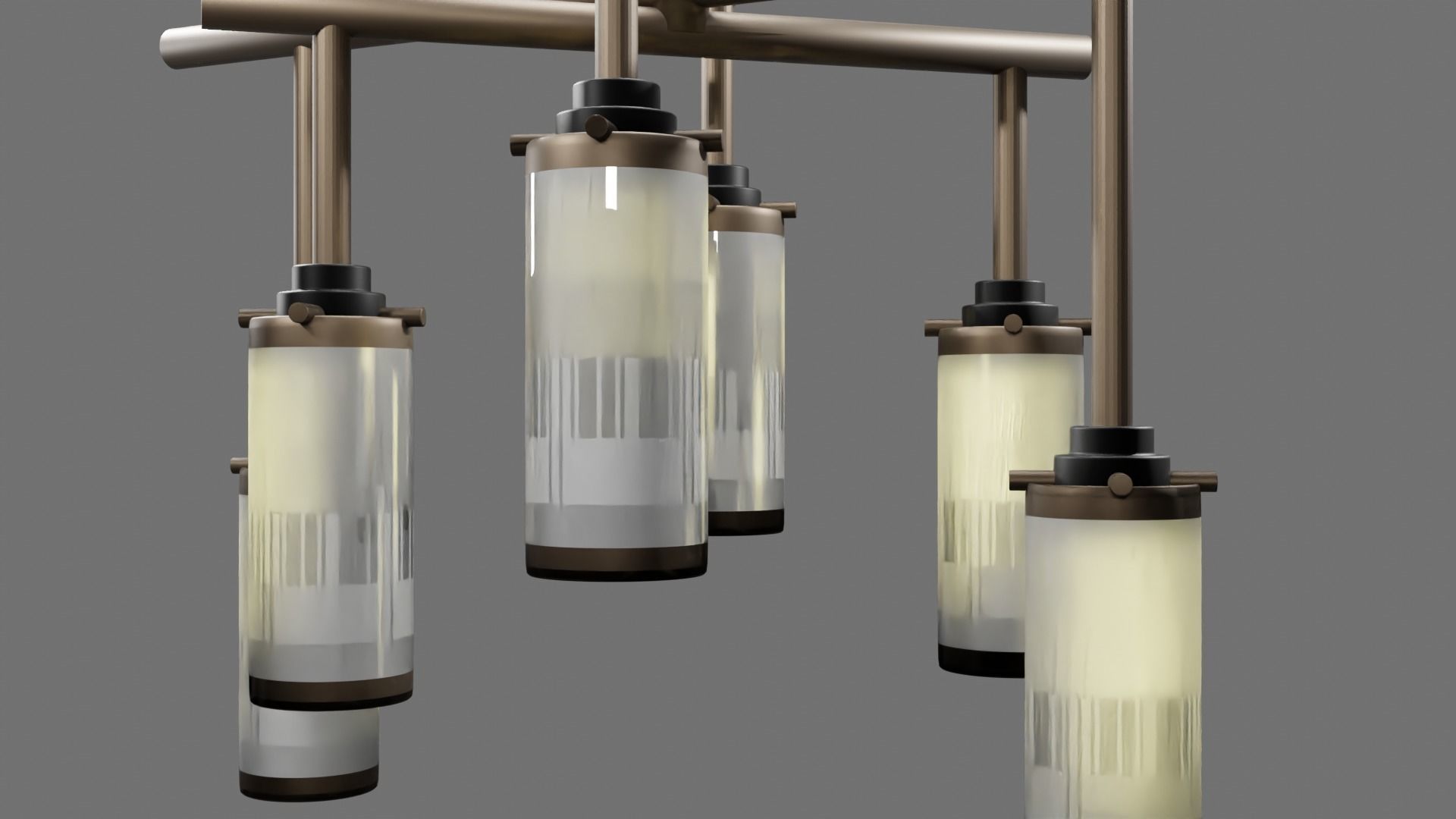 Lamp Style 1 Low-poly 3D model_8
