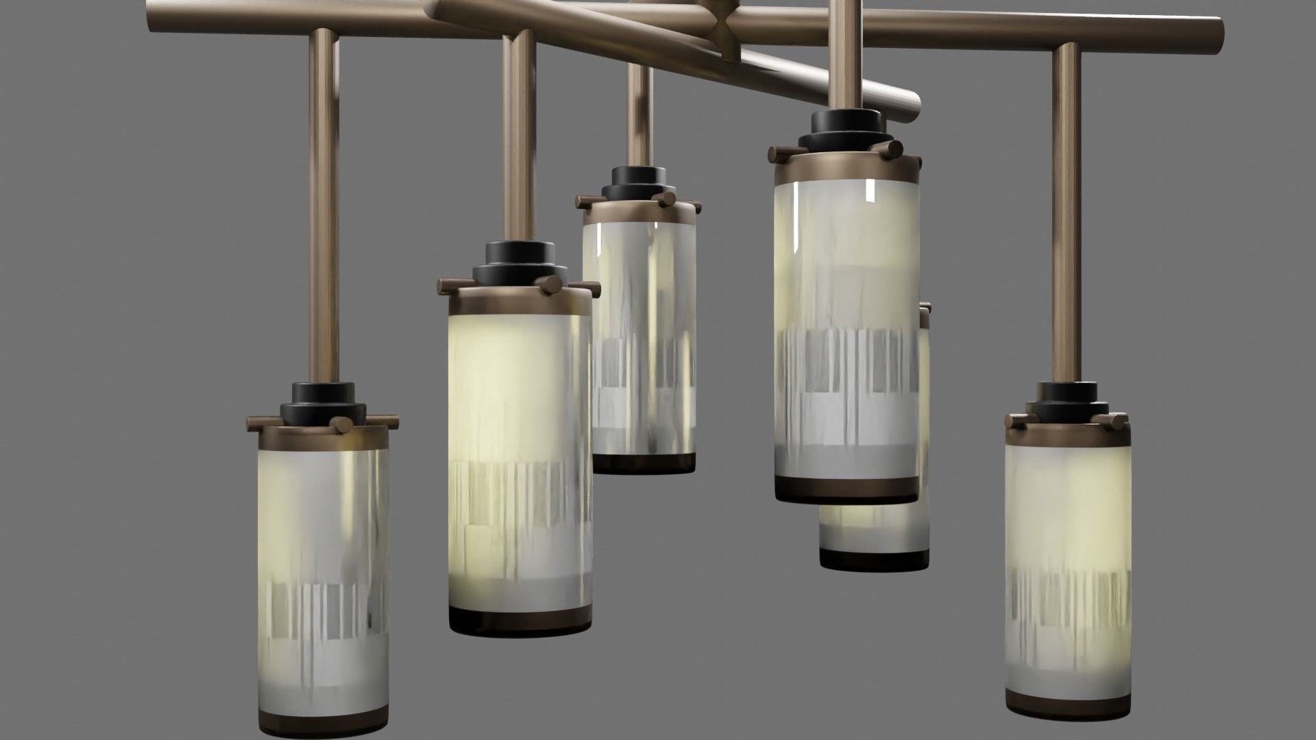 Lamp Style 1 Low-poly 3D model_9