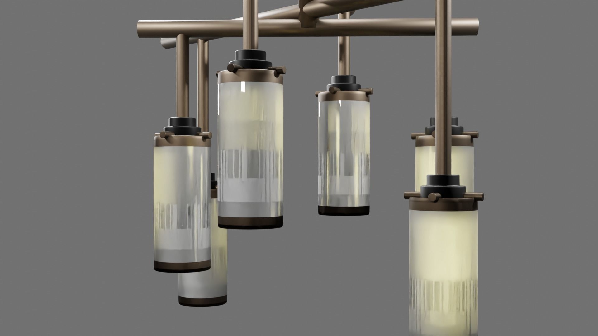 Lamp Style 1 Low-poly 3D model_5