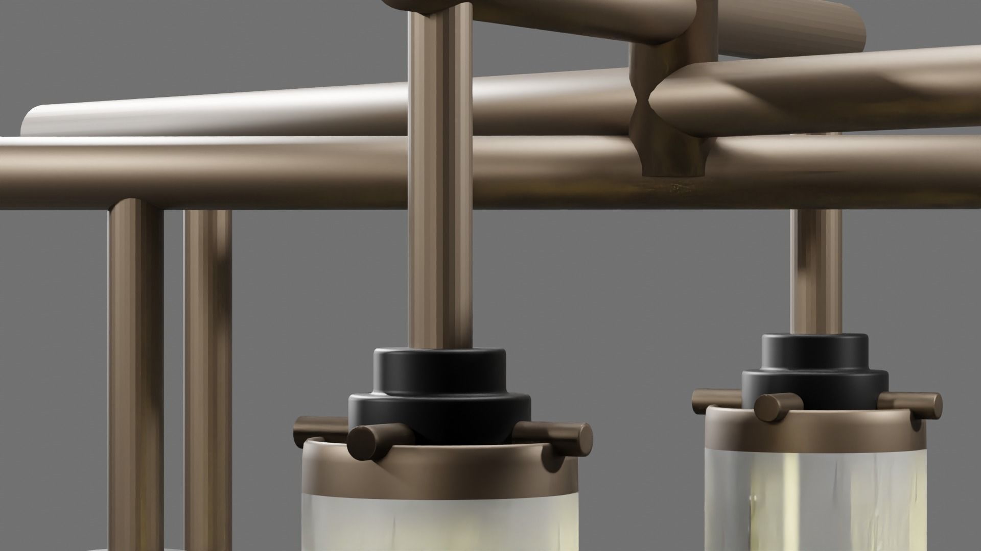 Lamp Style 1 Low-poly 3D model_4