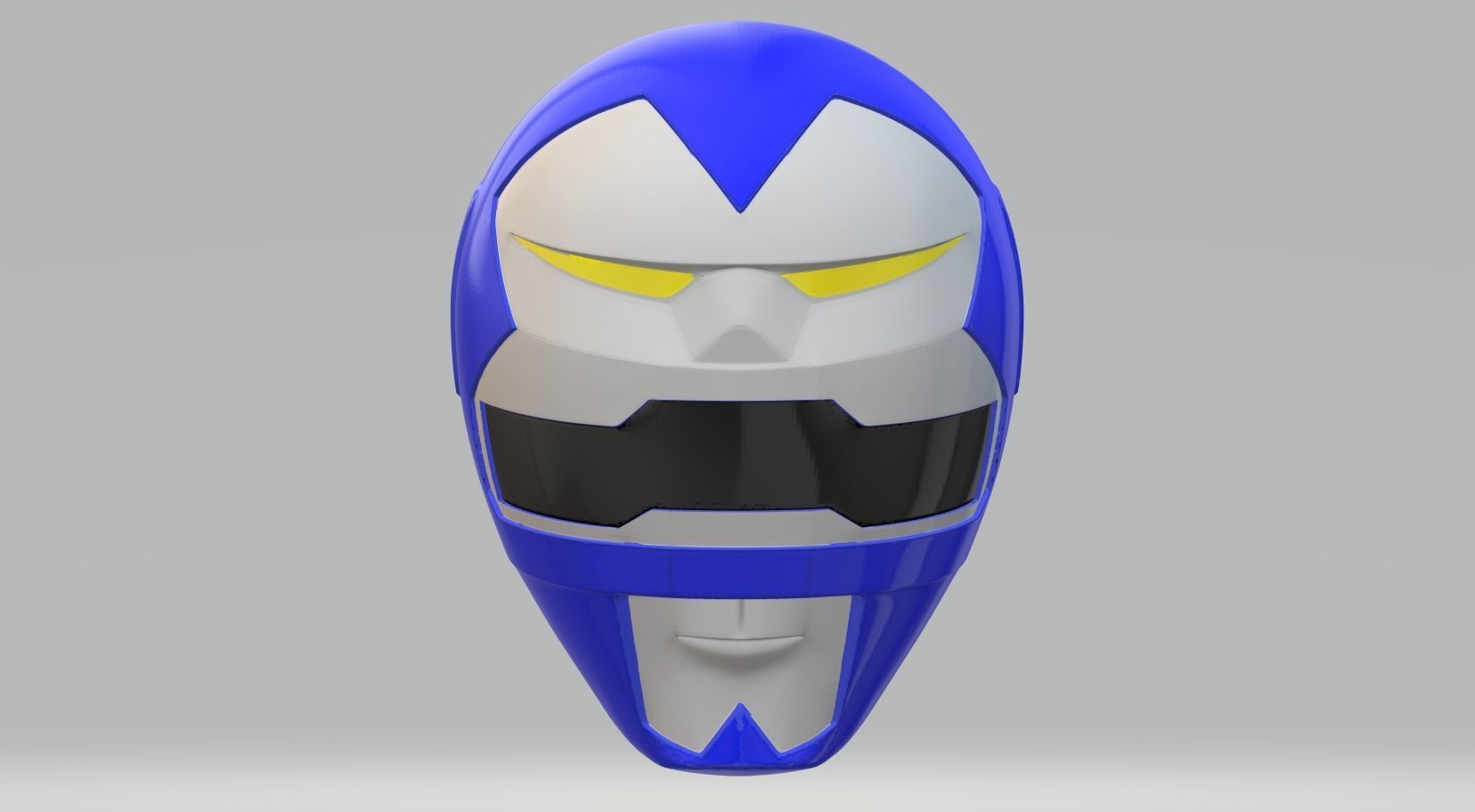 Power Rangers Lost Galaxy Rangers Pack helmet plus gift file 3D print model_3