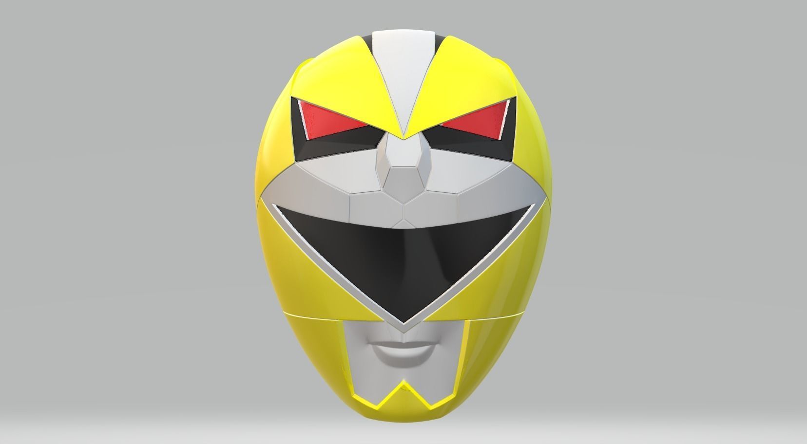 Power Rangers Lost Galaxy Rangers Pack helmet plus gift file 3D print model_6