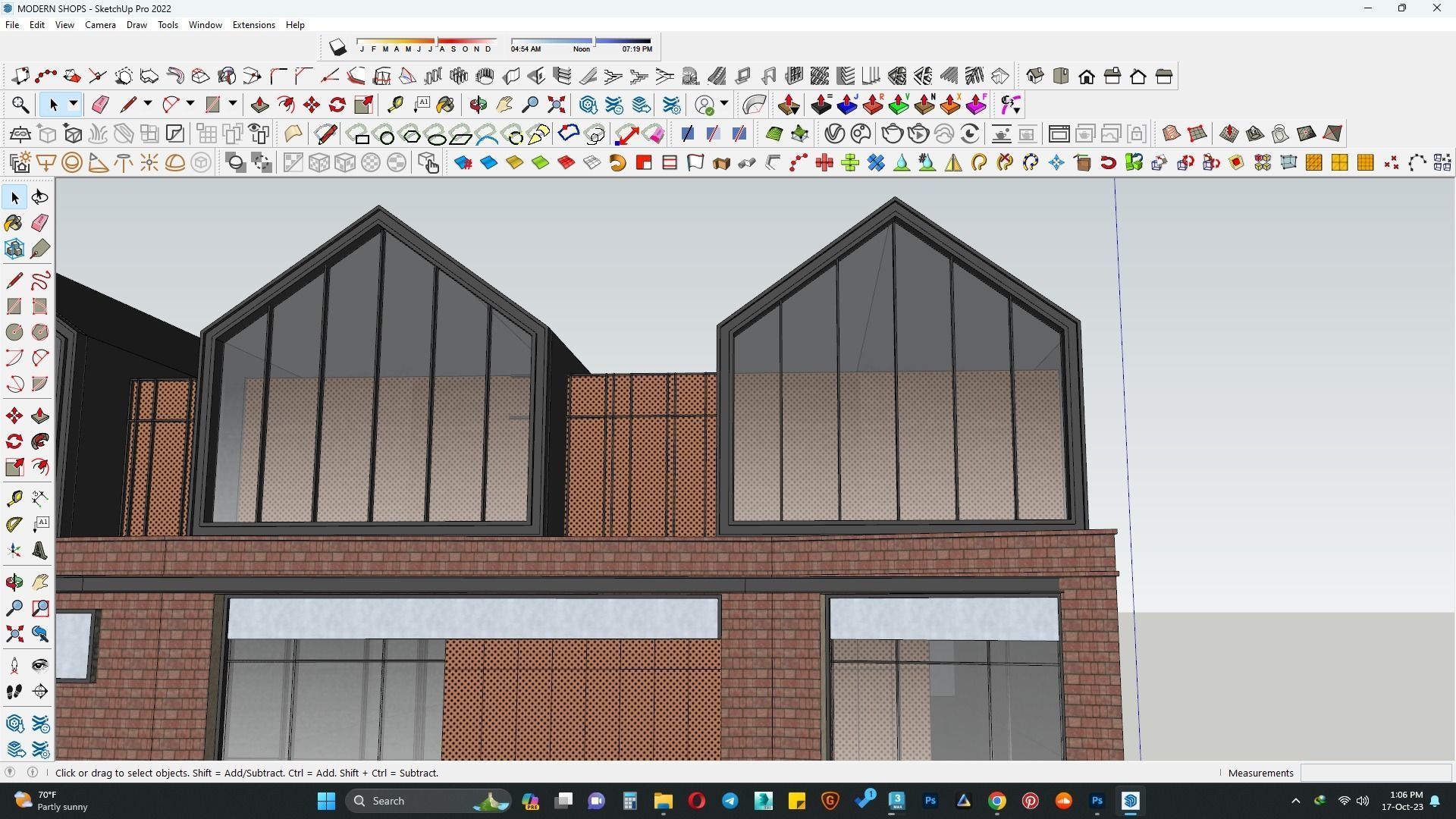 Modern Shops 3d model 3D model_4