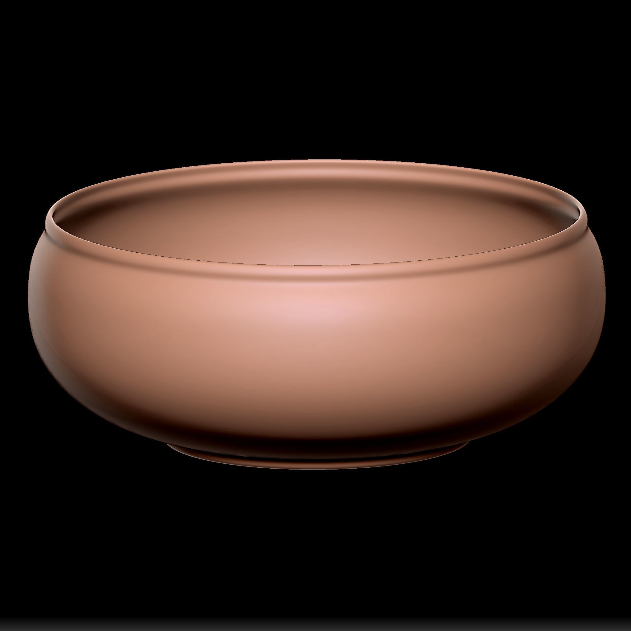 65 Clay Pot Base Mesh Low-poly 3D model_32
