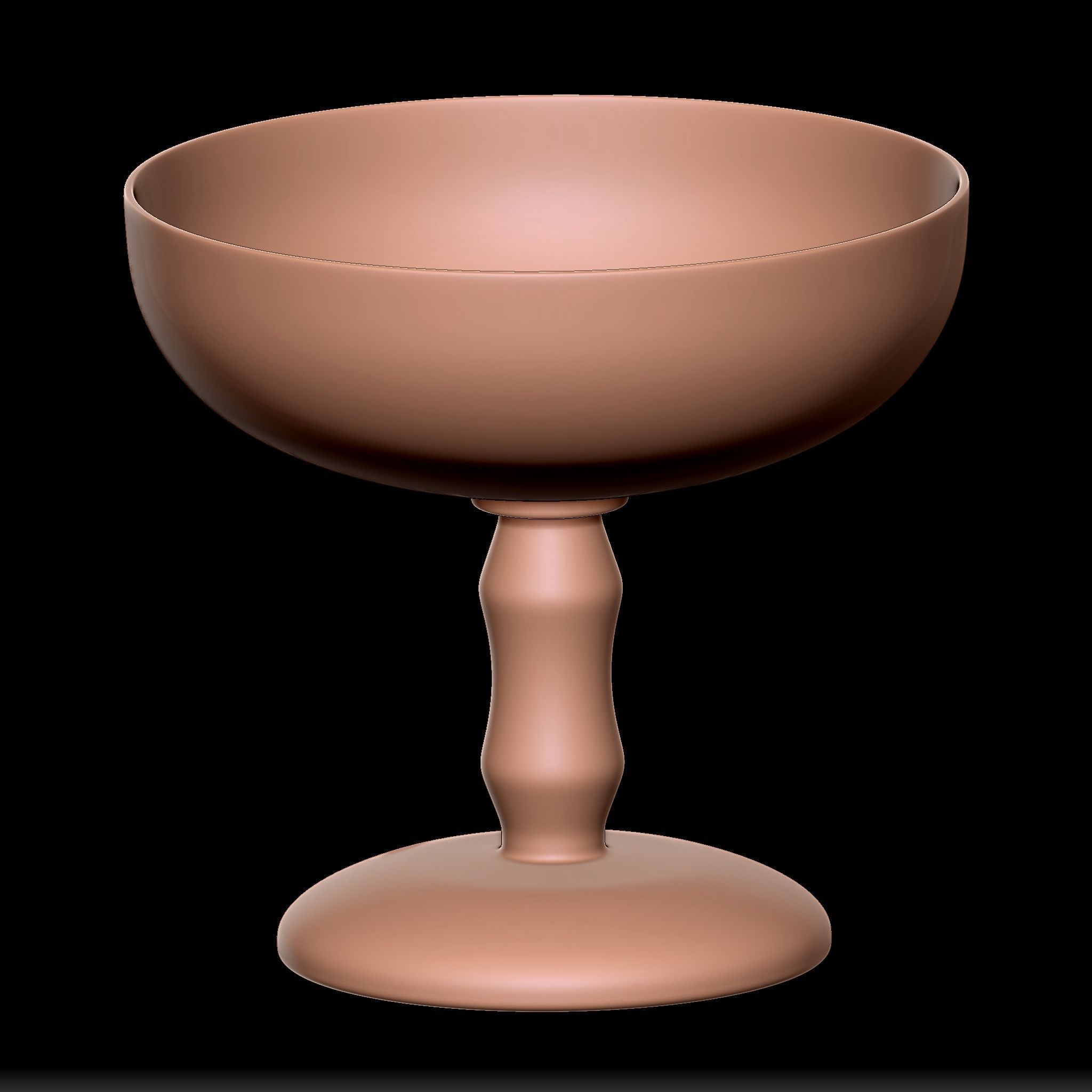 65 Clay Pot Base Mesh Low-poly 3D model_59