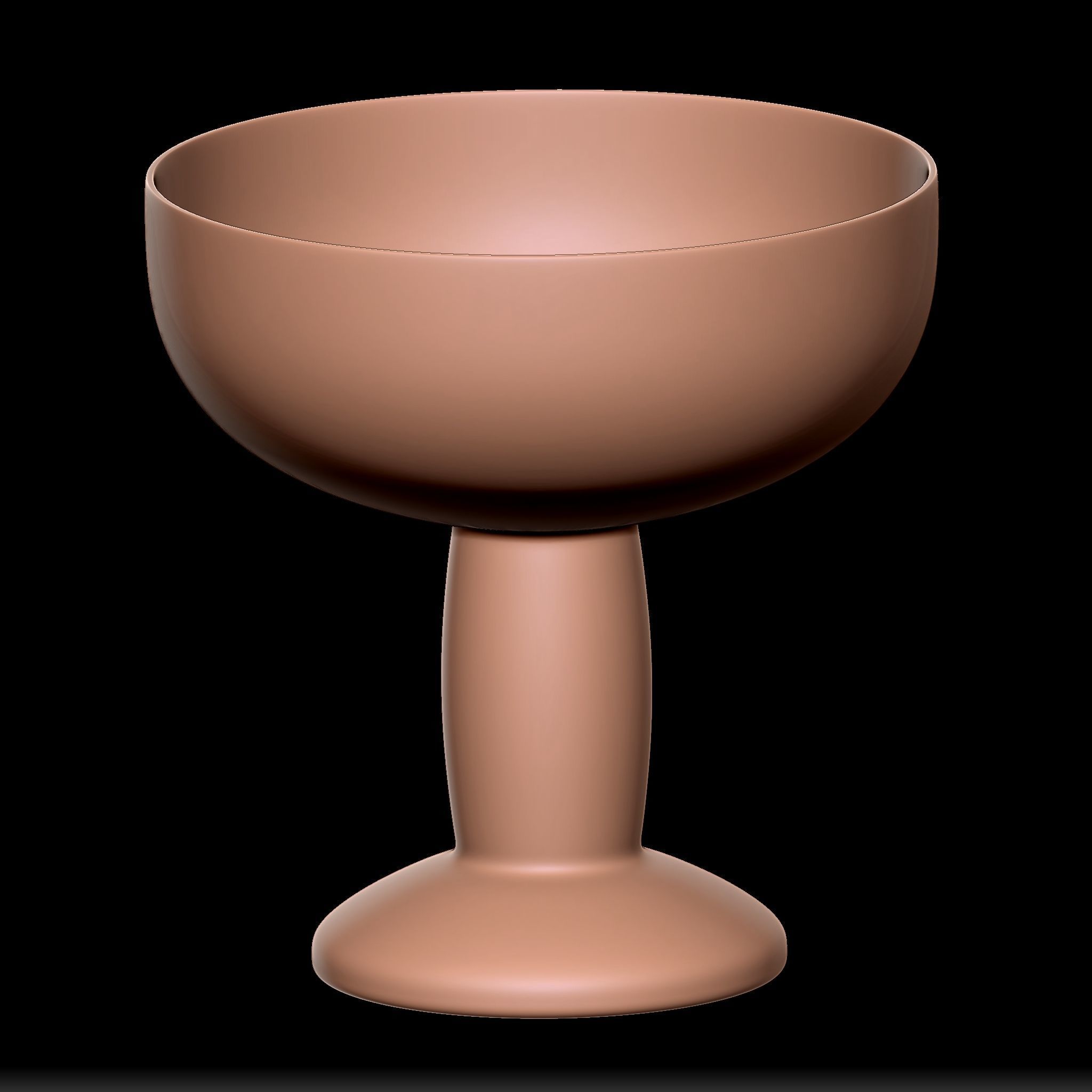 65 Clay Pot Base Mesh Low-poly 3D model_52