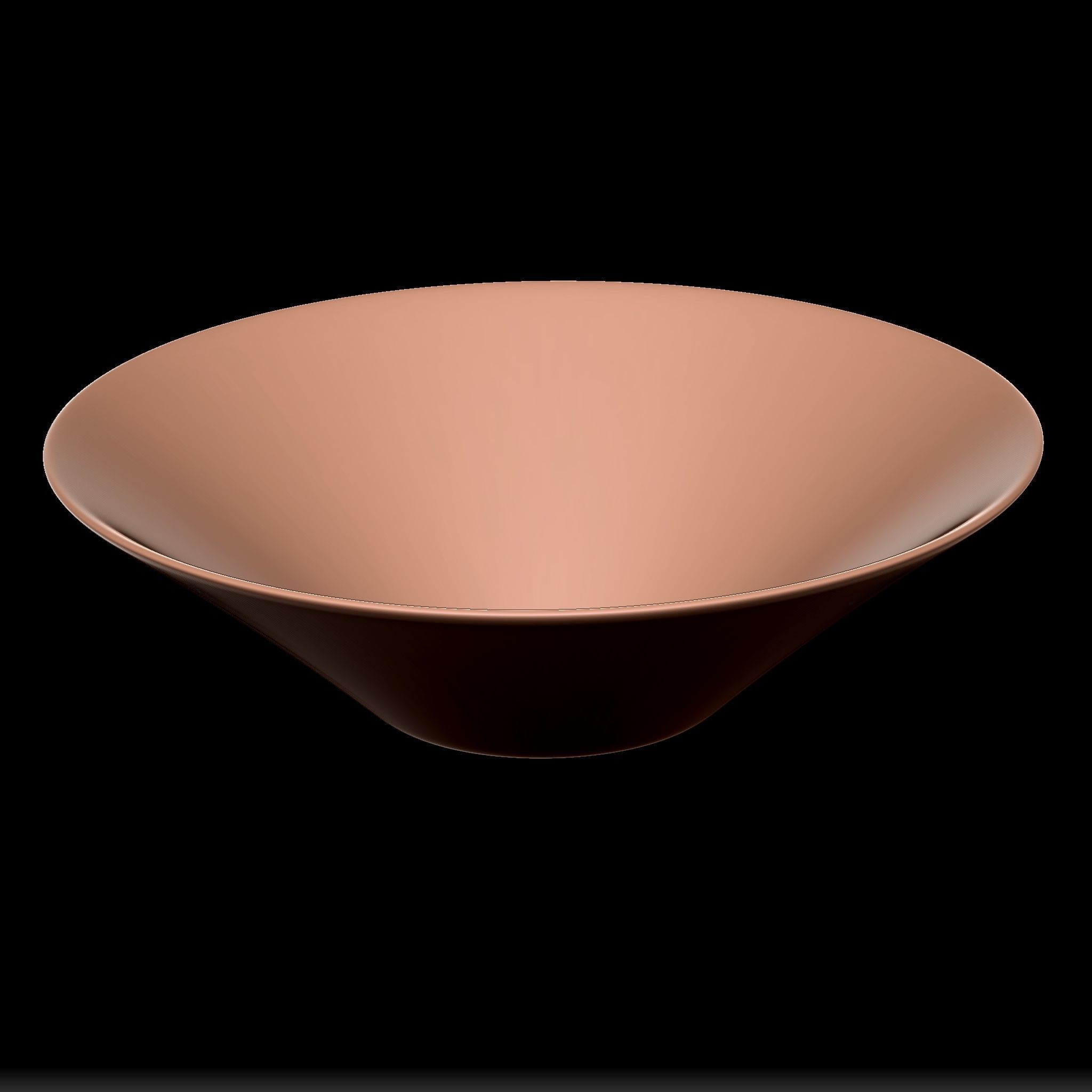 65 Clay Pot Base Mesh Low-poly 3D model_4