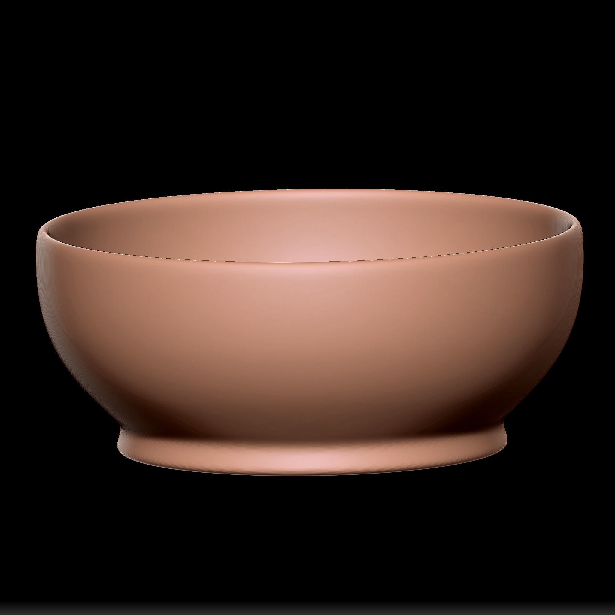 65 Clay Pot Base Mesh Low-poly 3D model_12