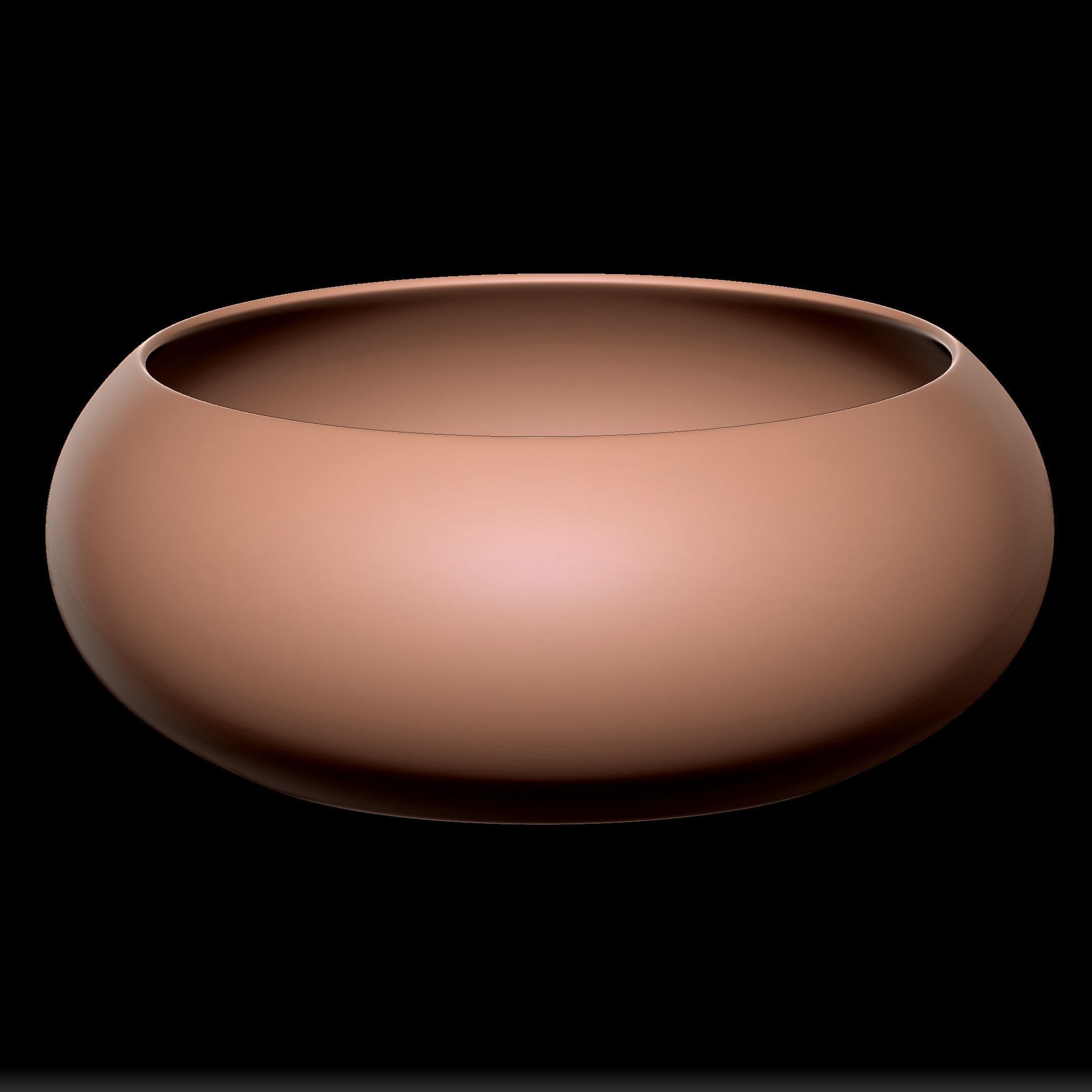 65 Clay Pot Base Mesh Low-poly 3D model_20