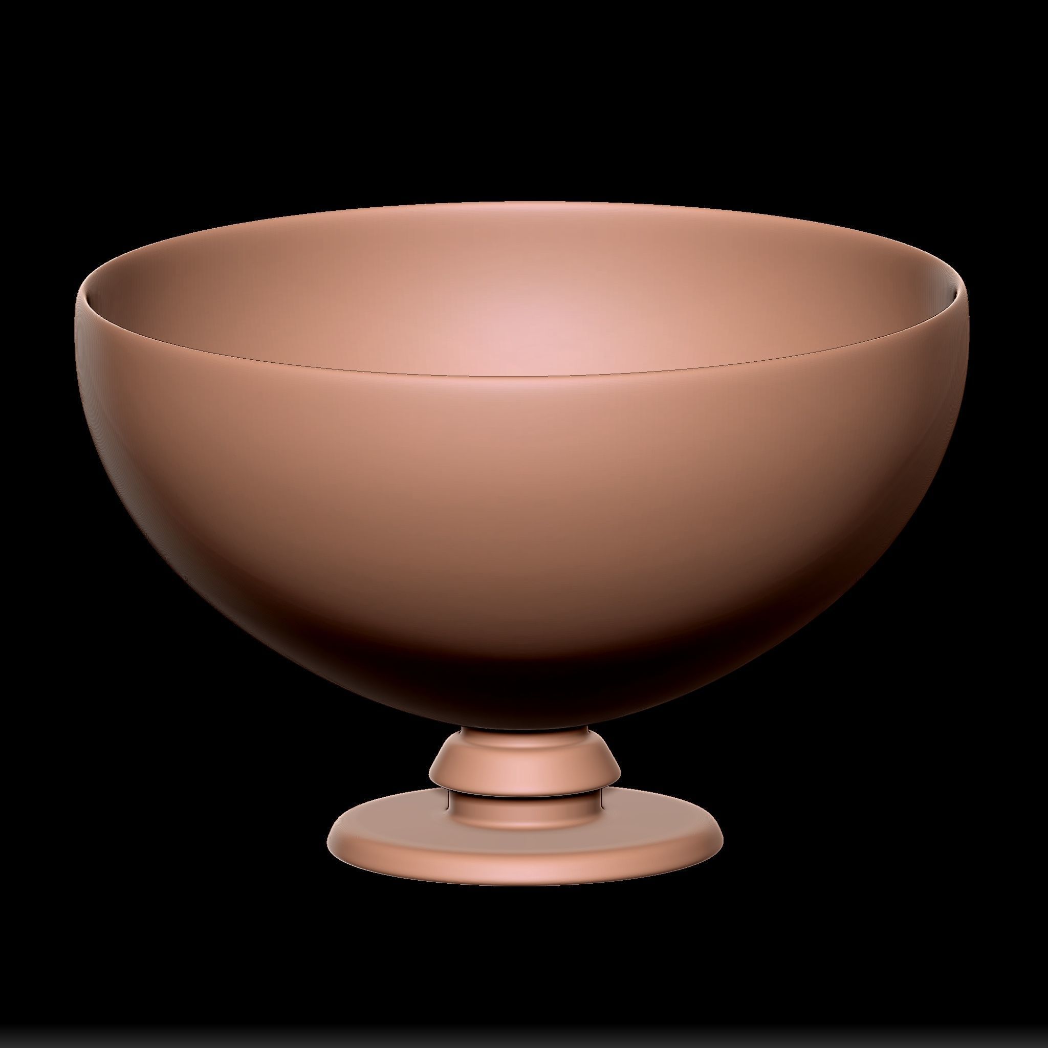 65 Clay Pot Base Mesh Low-poly 3D model_50