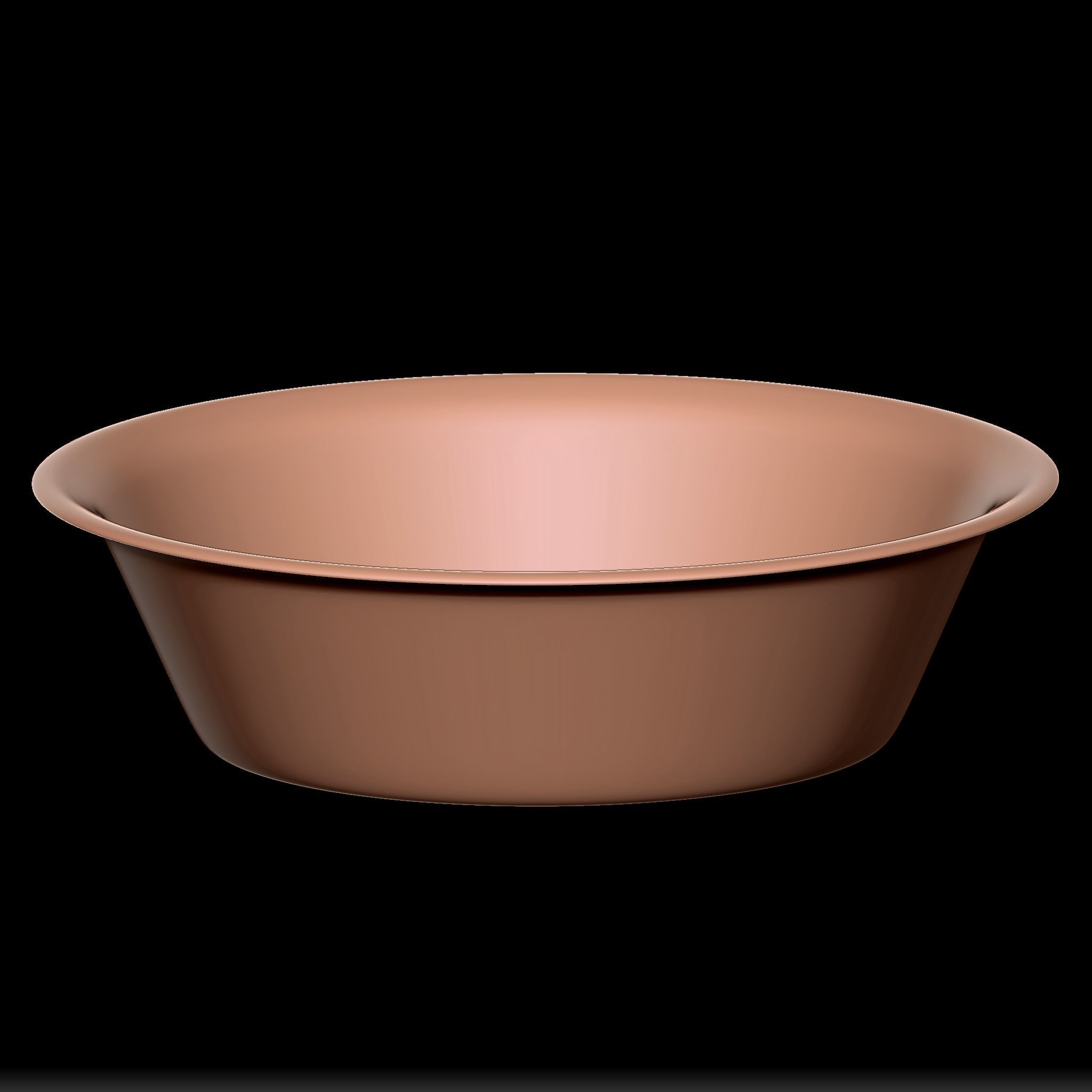 65 Clay Pot Base Mesh Low-poly 3D model_17