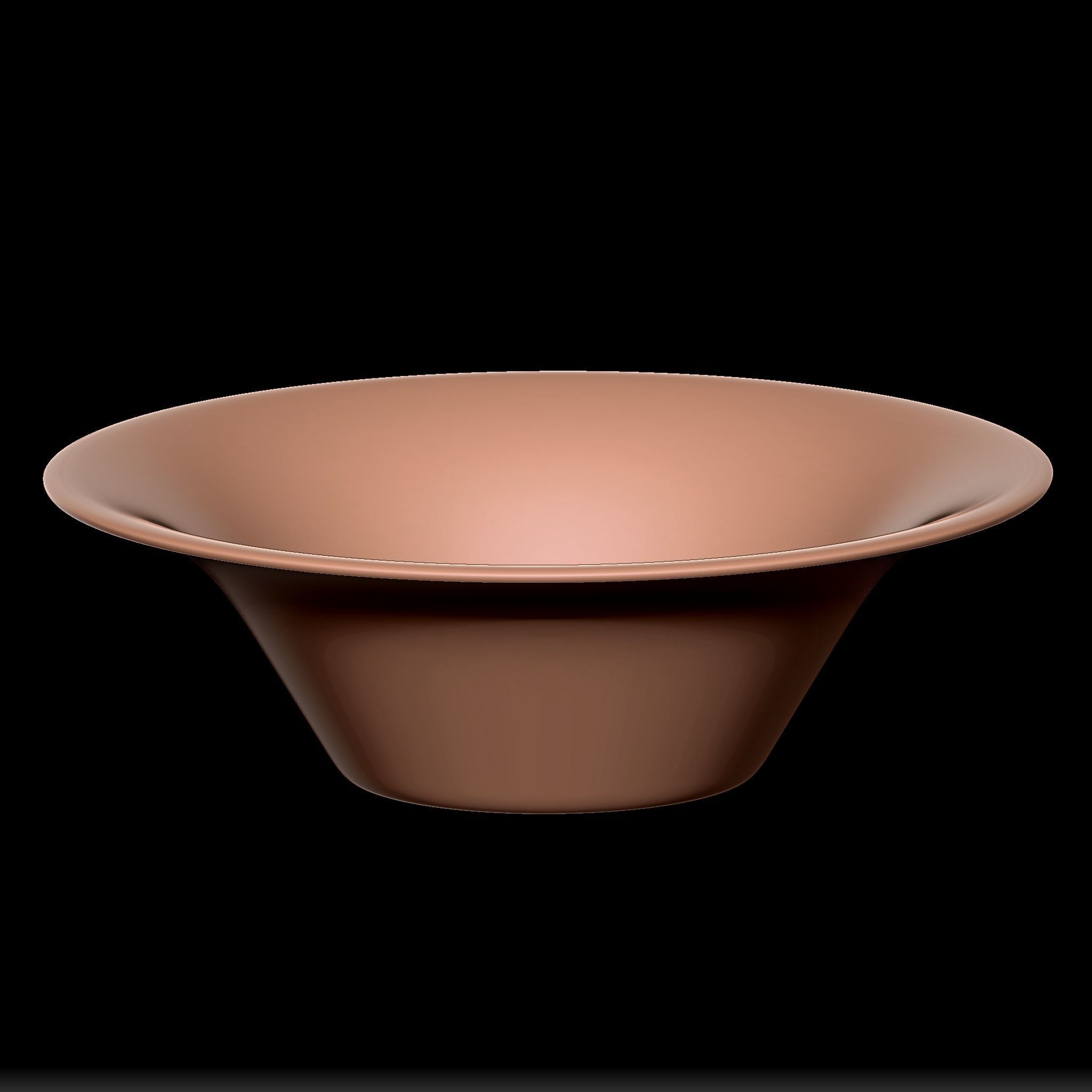 65 Clay Pot Base Mesh Low-poly 3D model_21