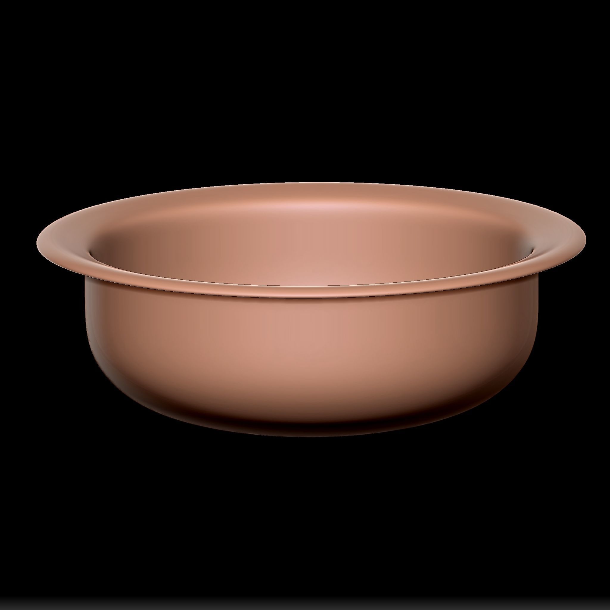65 Clay Pot Base Mesh Low-poly 3D model_18