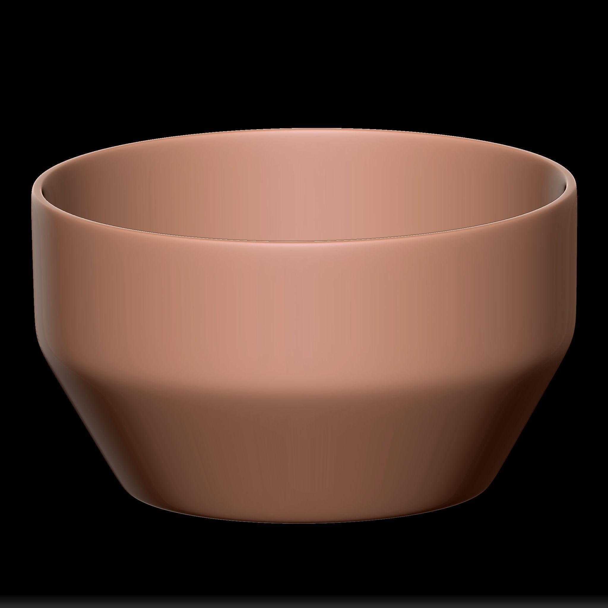 65 Clay Pot Base Mesh Low-poly 3D model_27