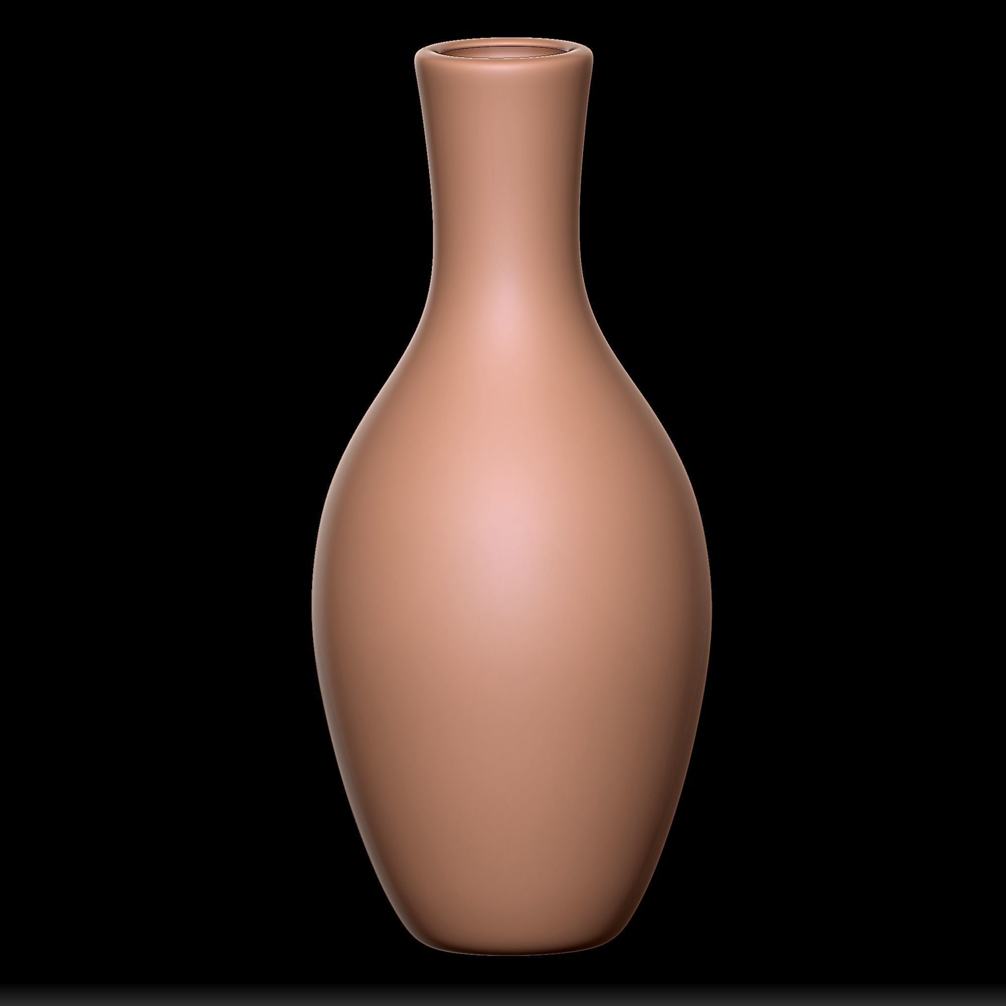 65 Clay Pot Base Mesh Low-poly 3D model_30