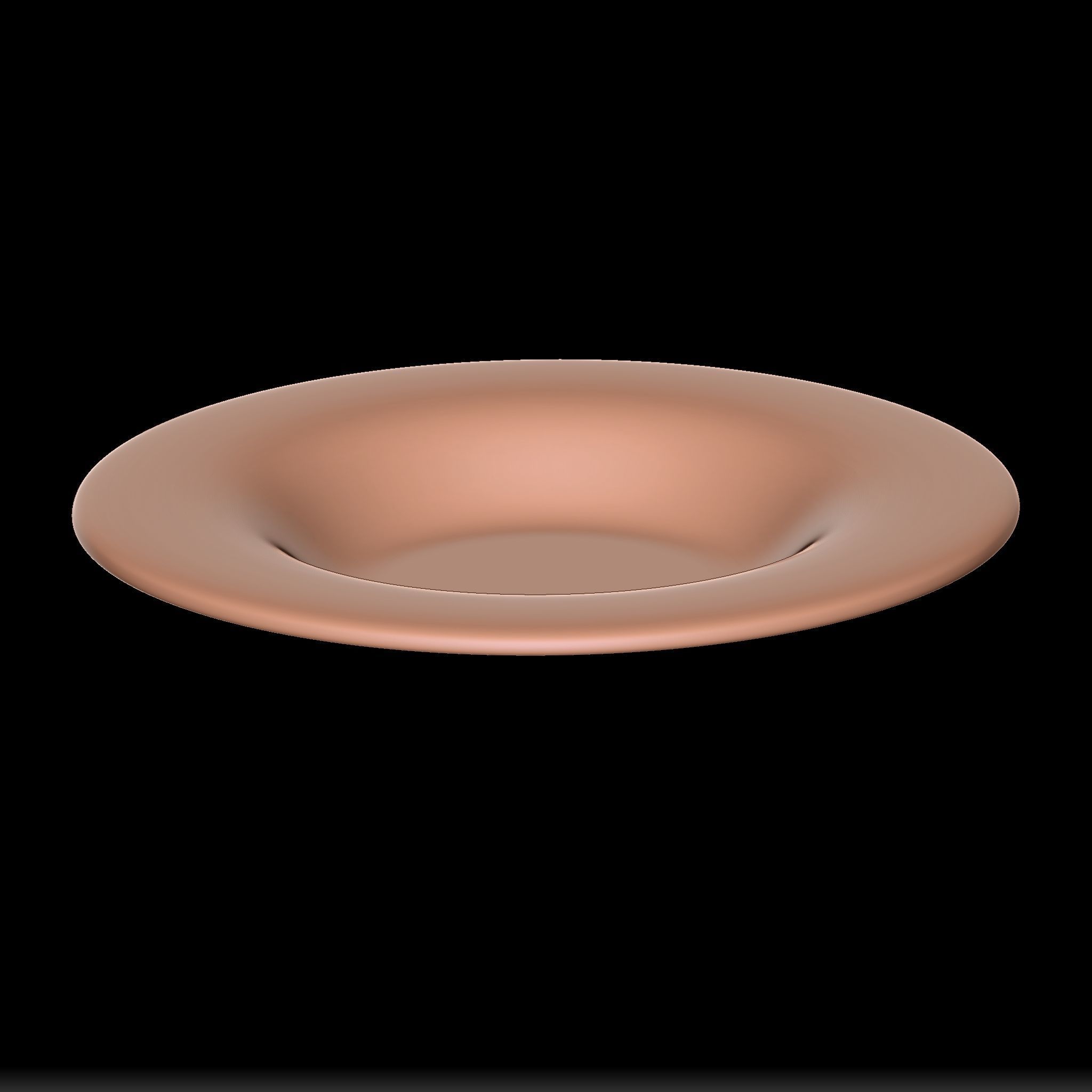 65 Clay Pot Base Mesh Low-poly 3D model_15