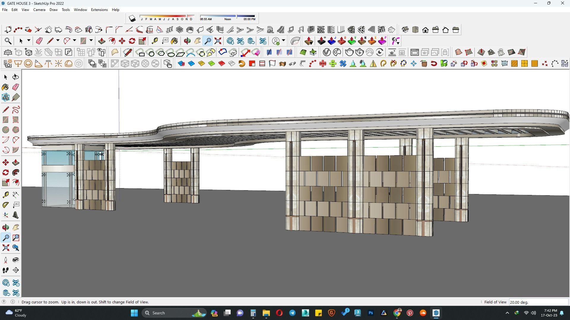 Gate house 3d model 3D model_2