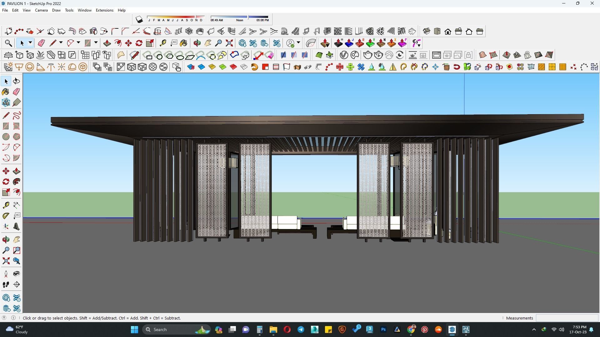 Pavilion 3d model 3D model_2