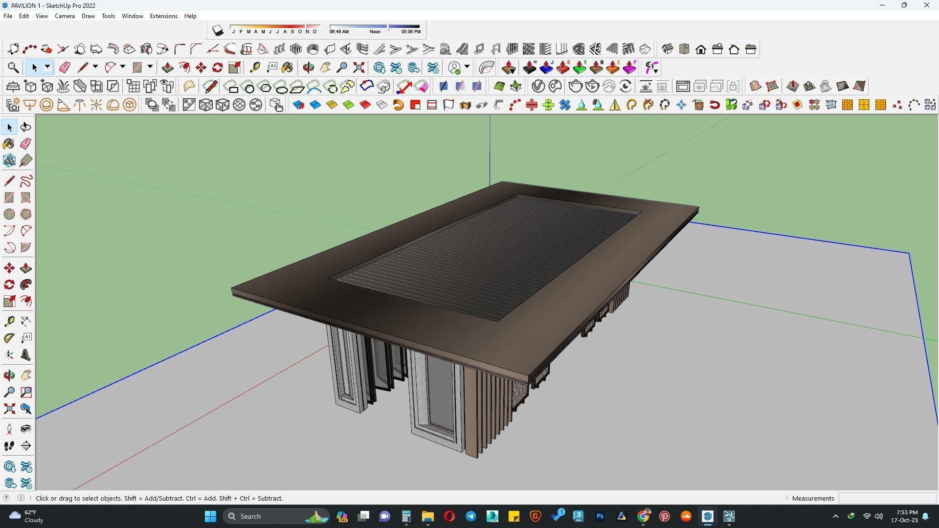 Pavilion 3d model 3D model_3
