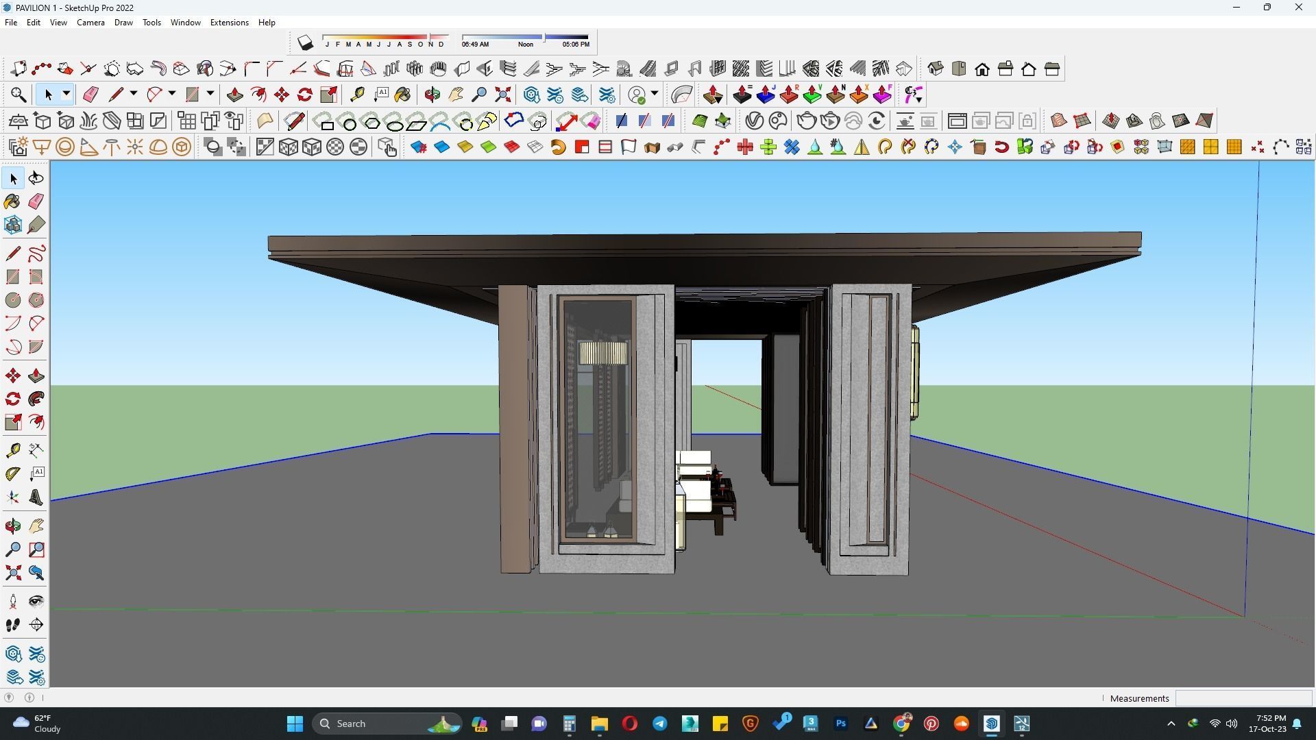 Pavilion 3d model 3D model_1