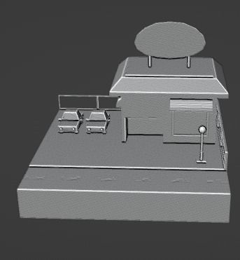 3D low poly grocery store  Low-poly 3D model_14