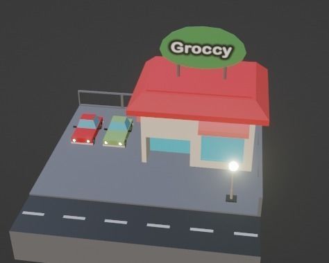 3D low poly grocery store  Low-poly 3D model_19