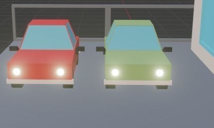 3D low poly grocery store  Low-poly 3D model_23