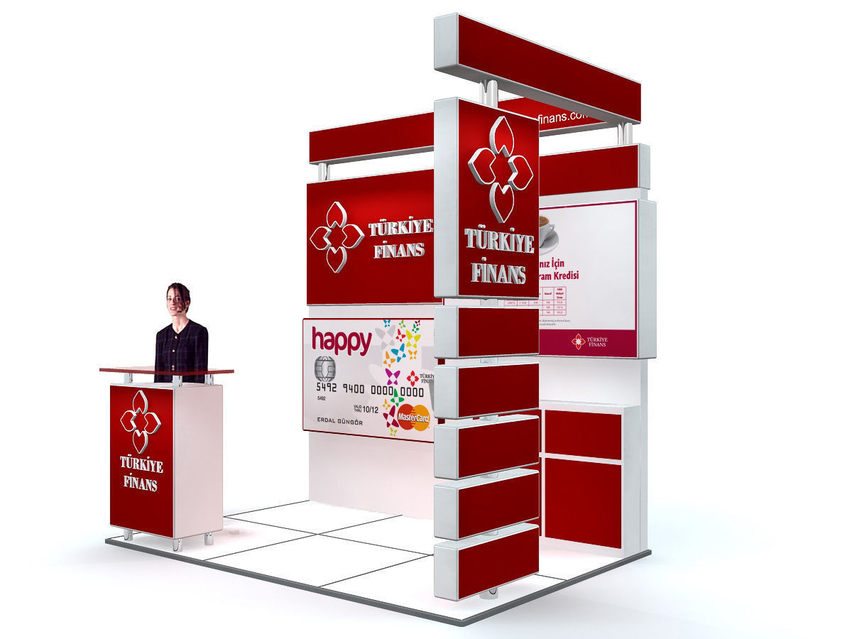 Exhibition Stand - ST008 3D model_1