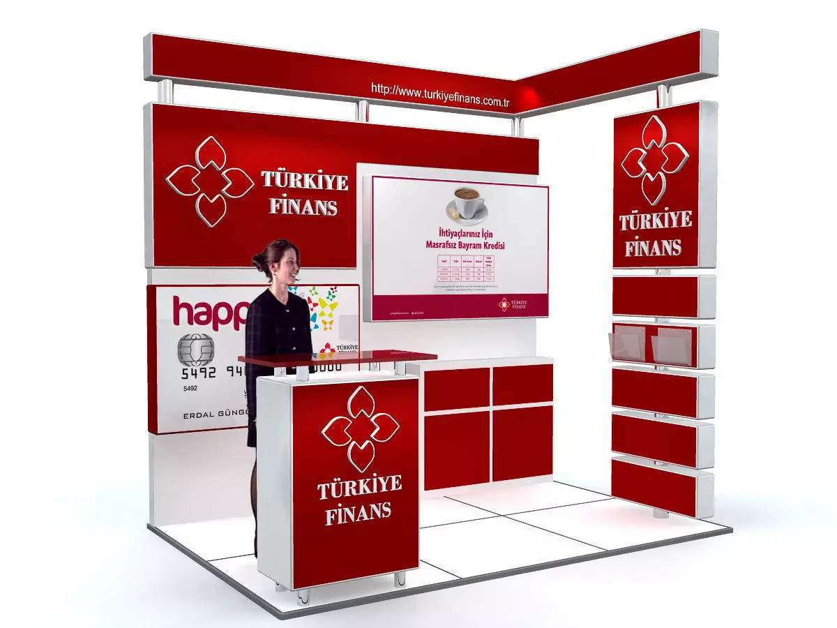 Exhibition Stand - ST008 3D model_0