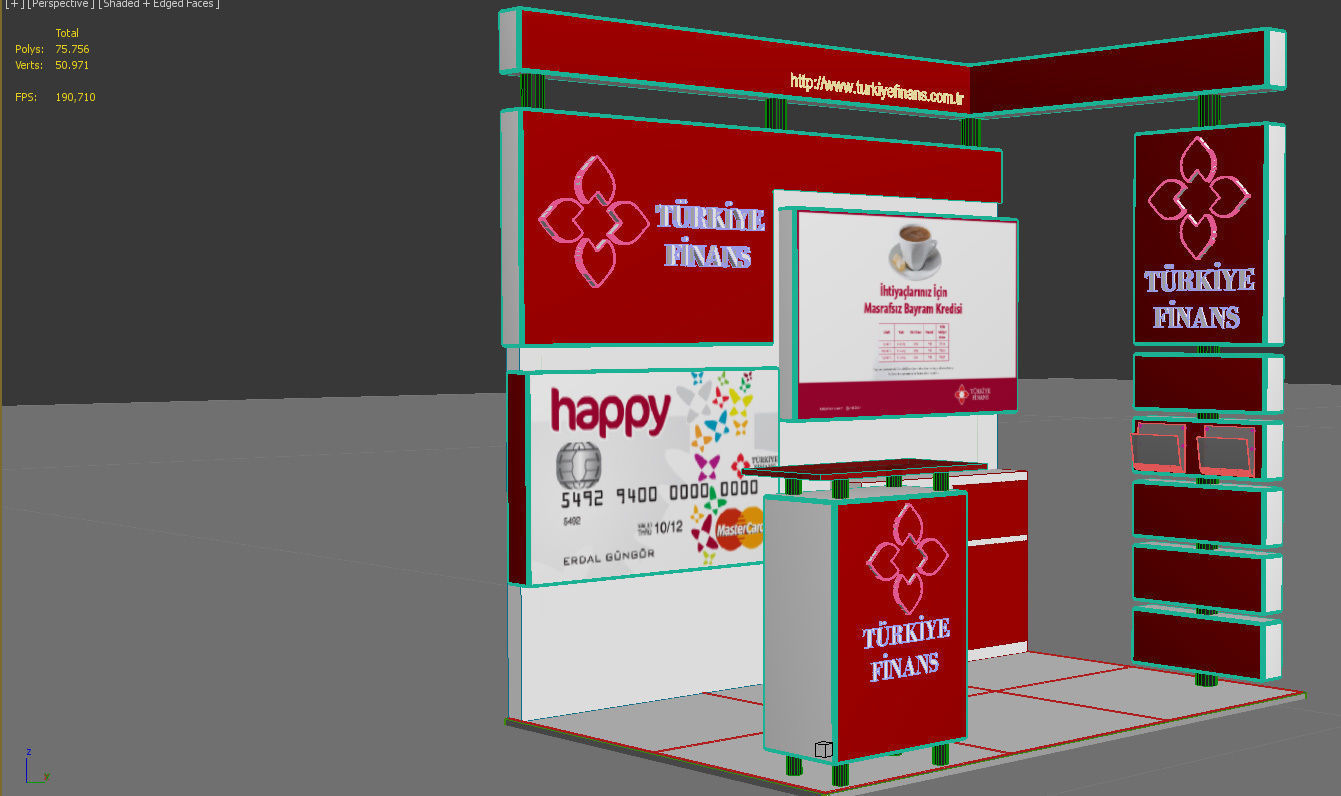 Exhibition Stand - ST008 3D model_3