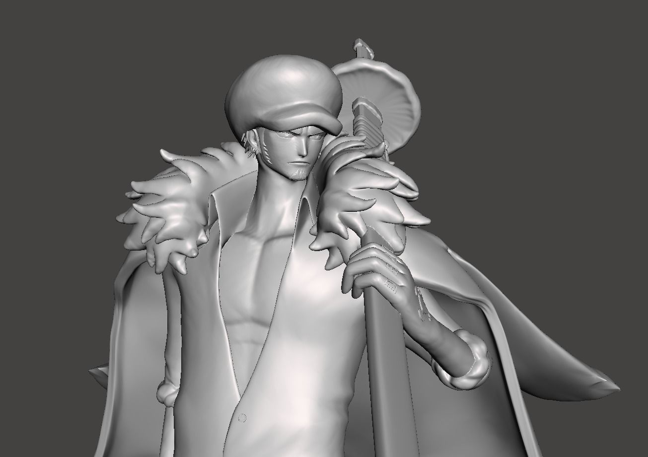 Trafalgar D Law 3D Model 3D print model_2