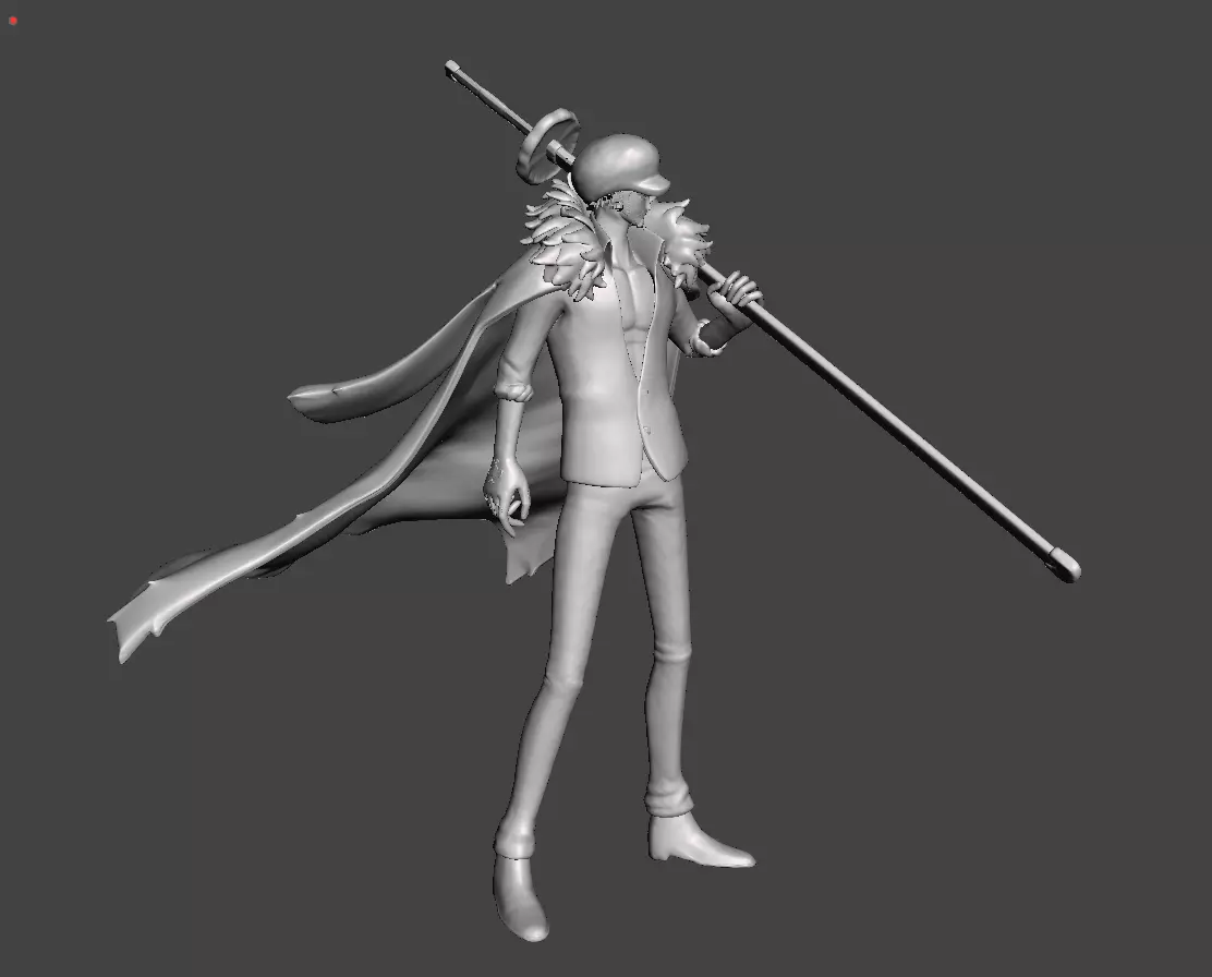 Trafalgar D Law 3D Model 3D print model_0