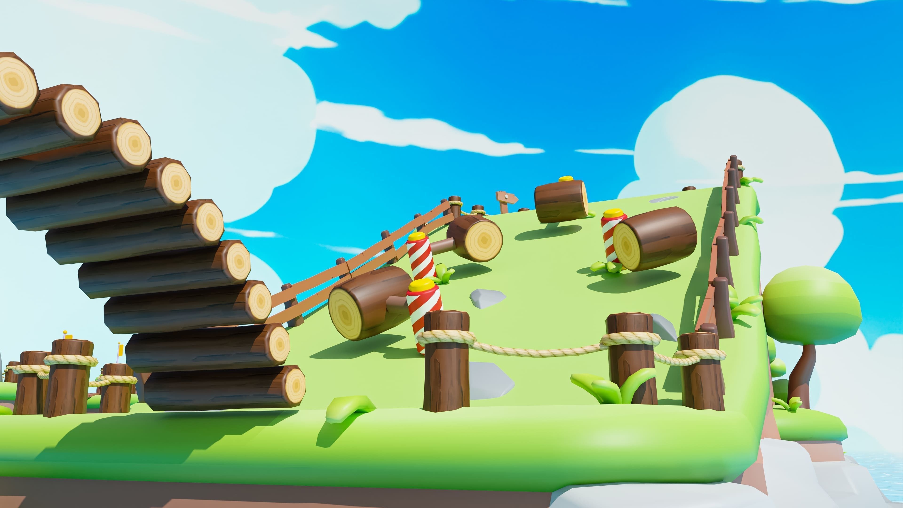 Platformer Deathrun Low-poly 3D model_39