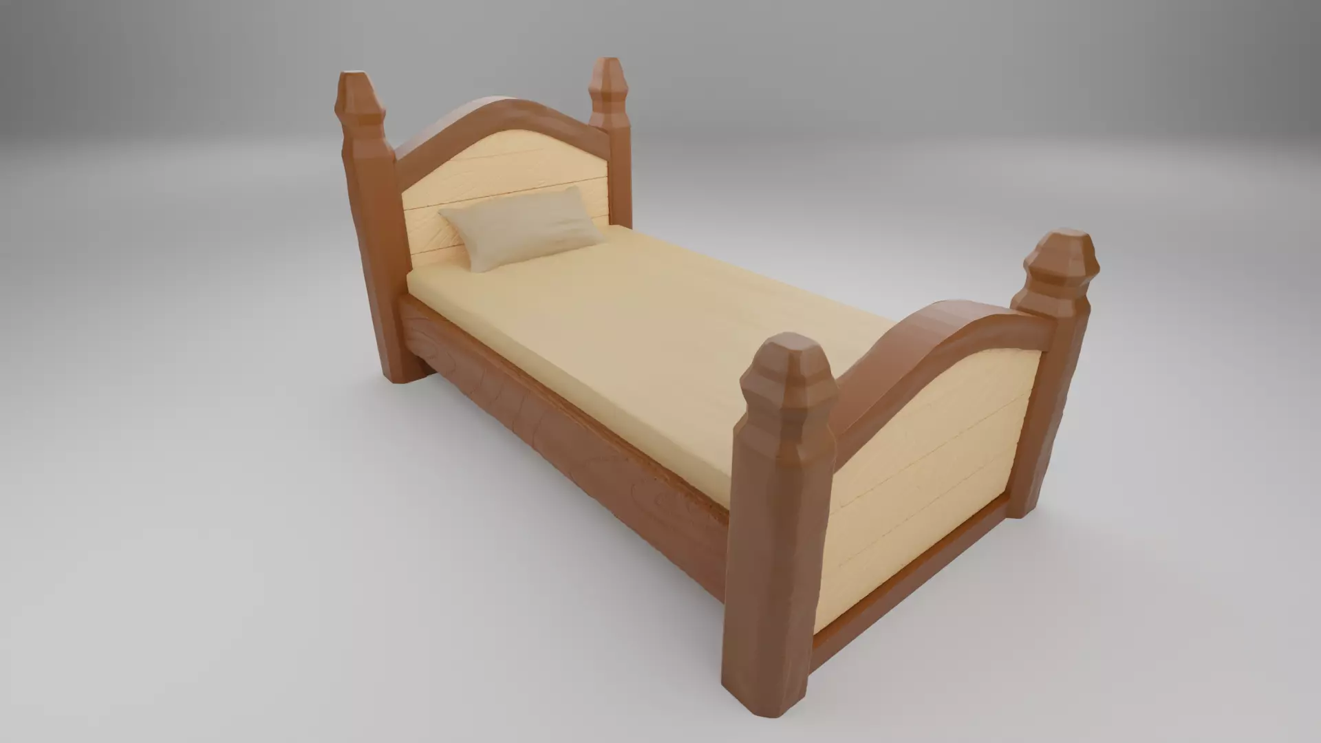 Single Bed 3D print model