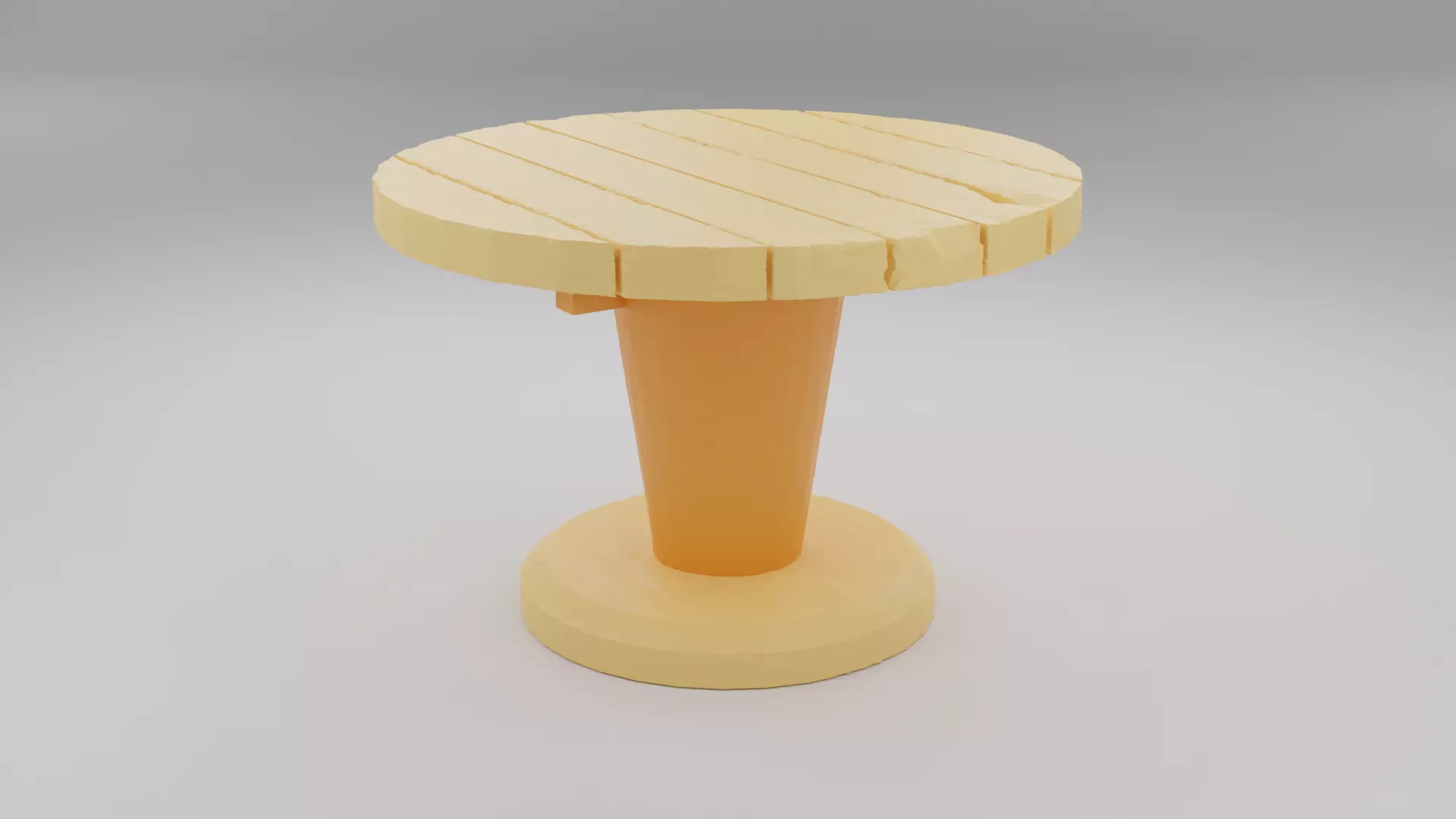 Wooden Table 3D print model
