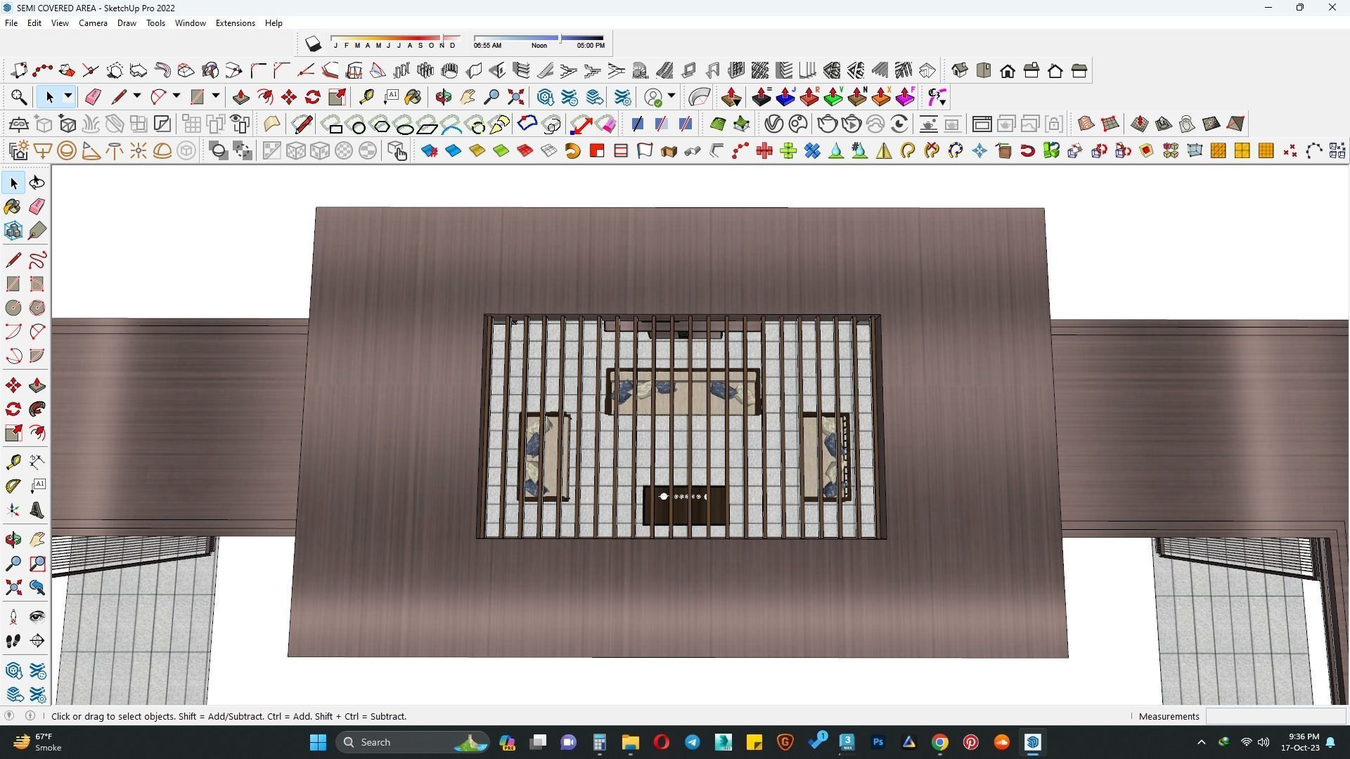 PAVILION PARGOLA 3D MODEL 3D model_3