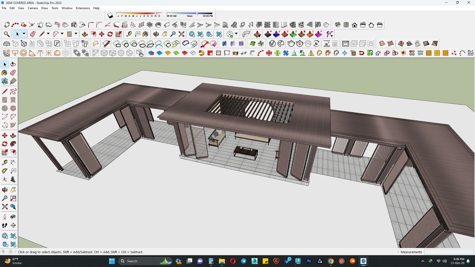 PAVILION PARGOLA 3D MODEL 3D model_2