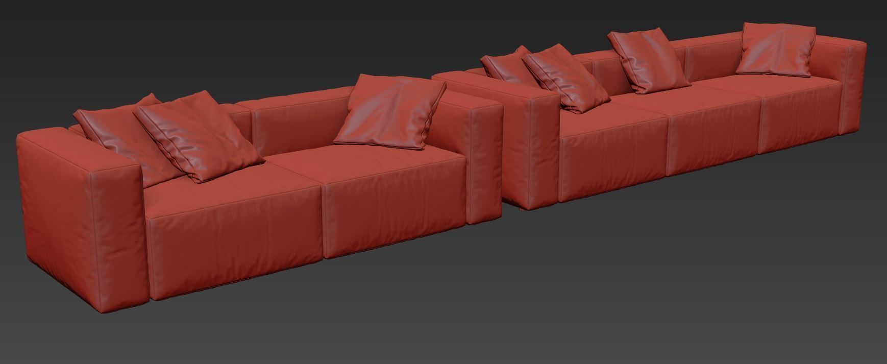 Takimi Sofa 01 by La Cividina 3D model_8